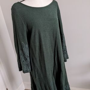 Anthropologie Maeve Green Dress